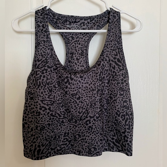 Beyond Yoga Tops - Beyond Yoga Leopard Crop Top